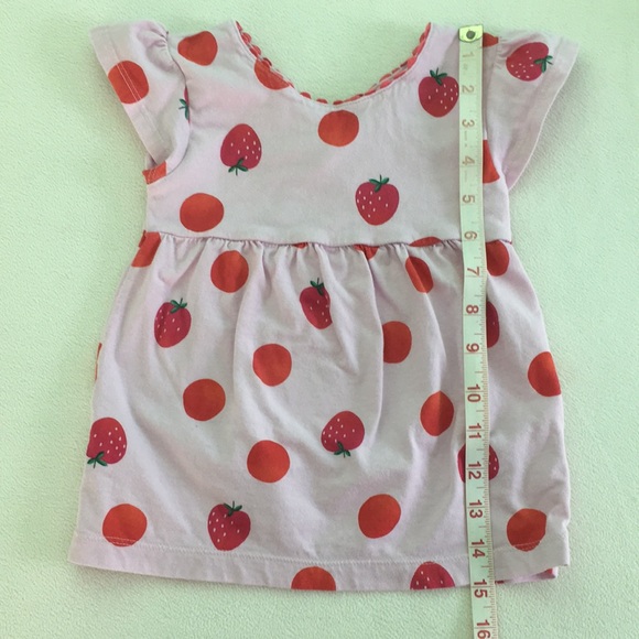 🍓 Pink Strawberry Top with Keyhole Back by Carter’s 🍓 - Picture 8 of 9
